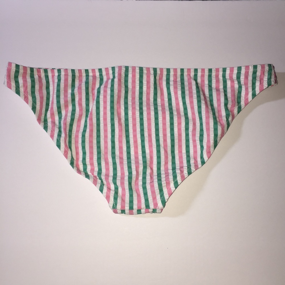 J. Crew Lowrider Bikini Bottoms Seersucker Stripe - Picture 9 of 9